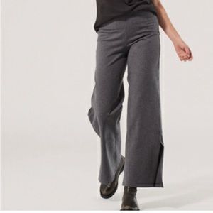 PACT organic cotton grey split hem lounge pant XL NWOT